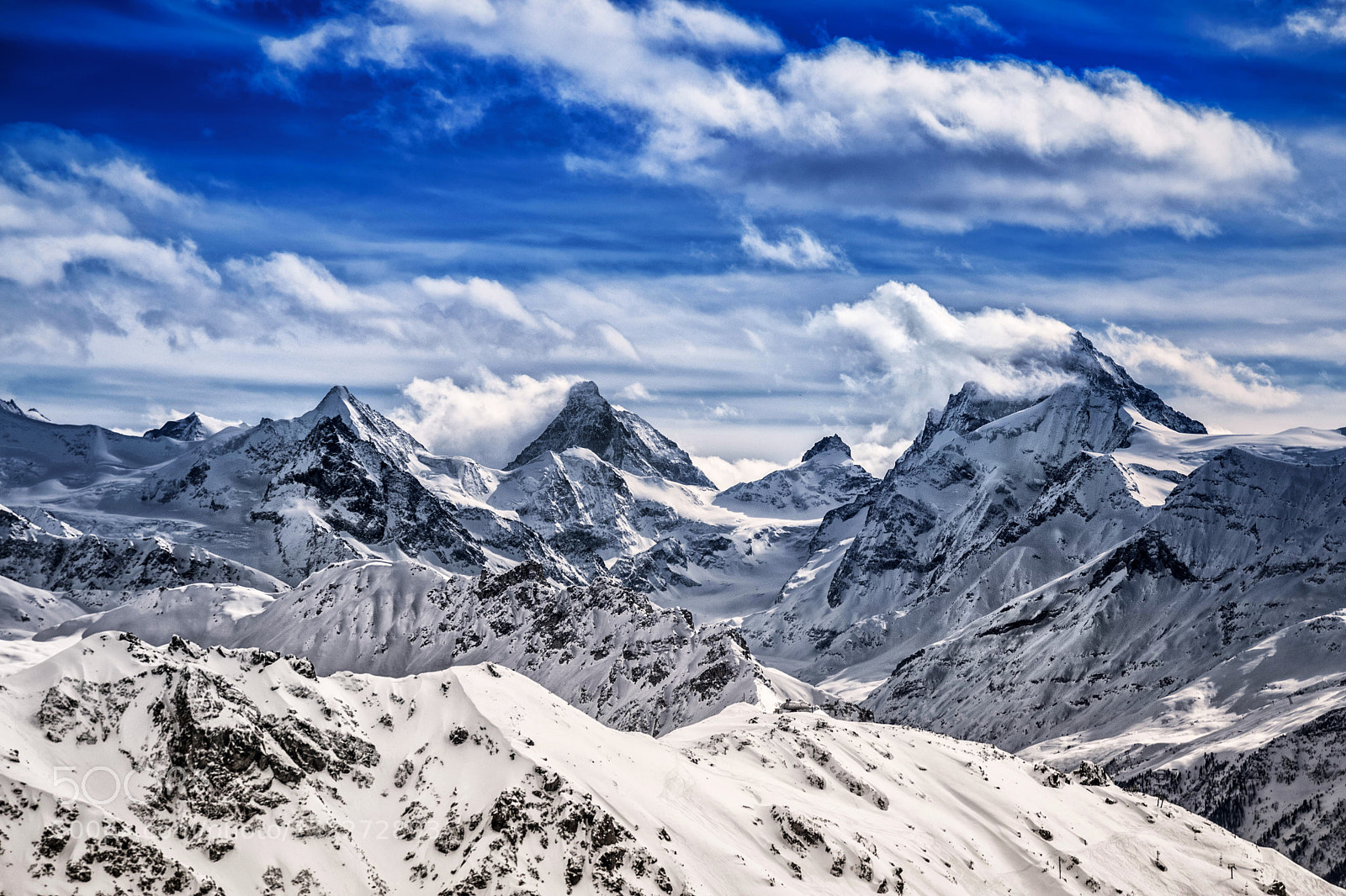 Nikon D5300 sample photo. Matterhorn und dent blanche photography