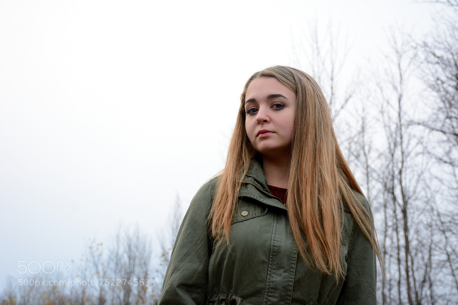 Nikon D7100 sample photo. Cloudy-forest girl photography