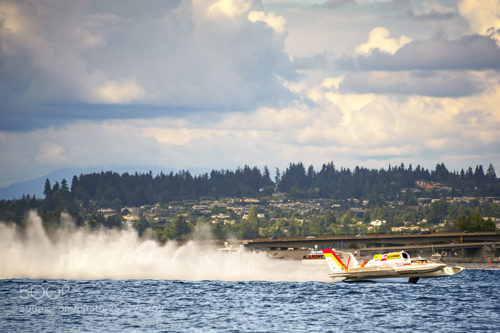 Nikon D700 sample photo. Lake washington hydro race photography