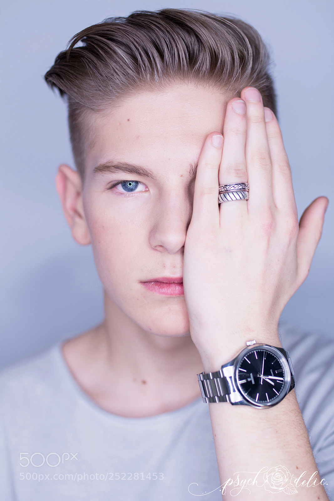 Nikon D5200 sample photo. Make up boy photography