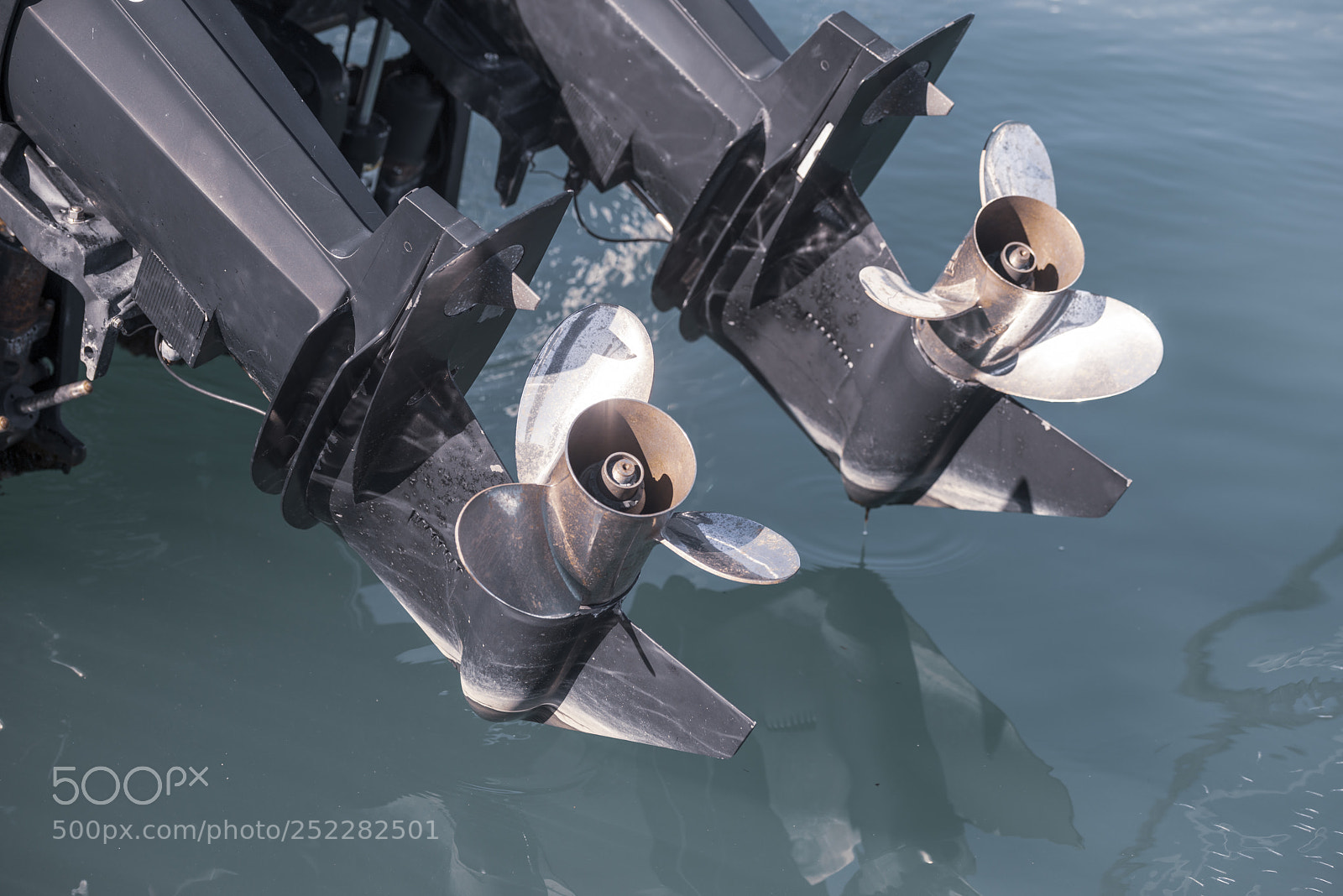 Nikon D800E sample photo. Detail of outboard engine photography