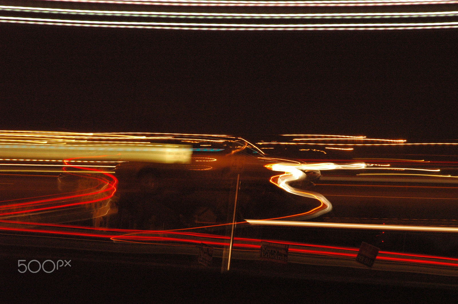 Nikon D70 sample photo. Road hazzard photography