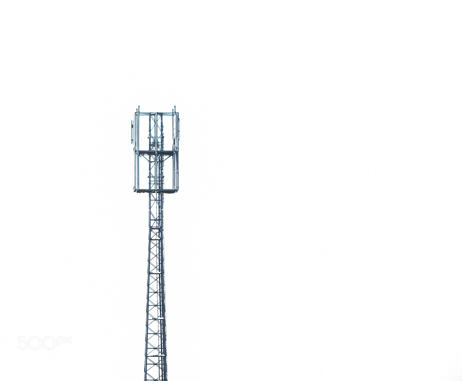 Nikon D5100 sample photo. Metal tower isolated on photography