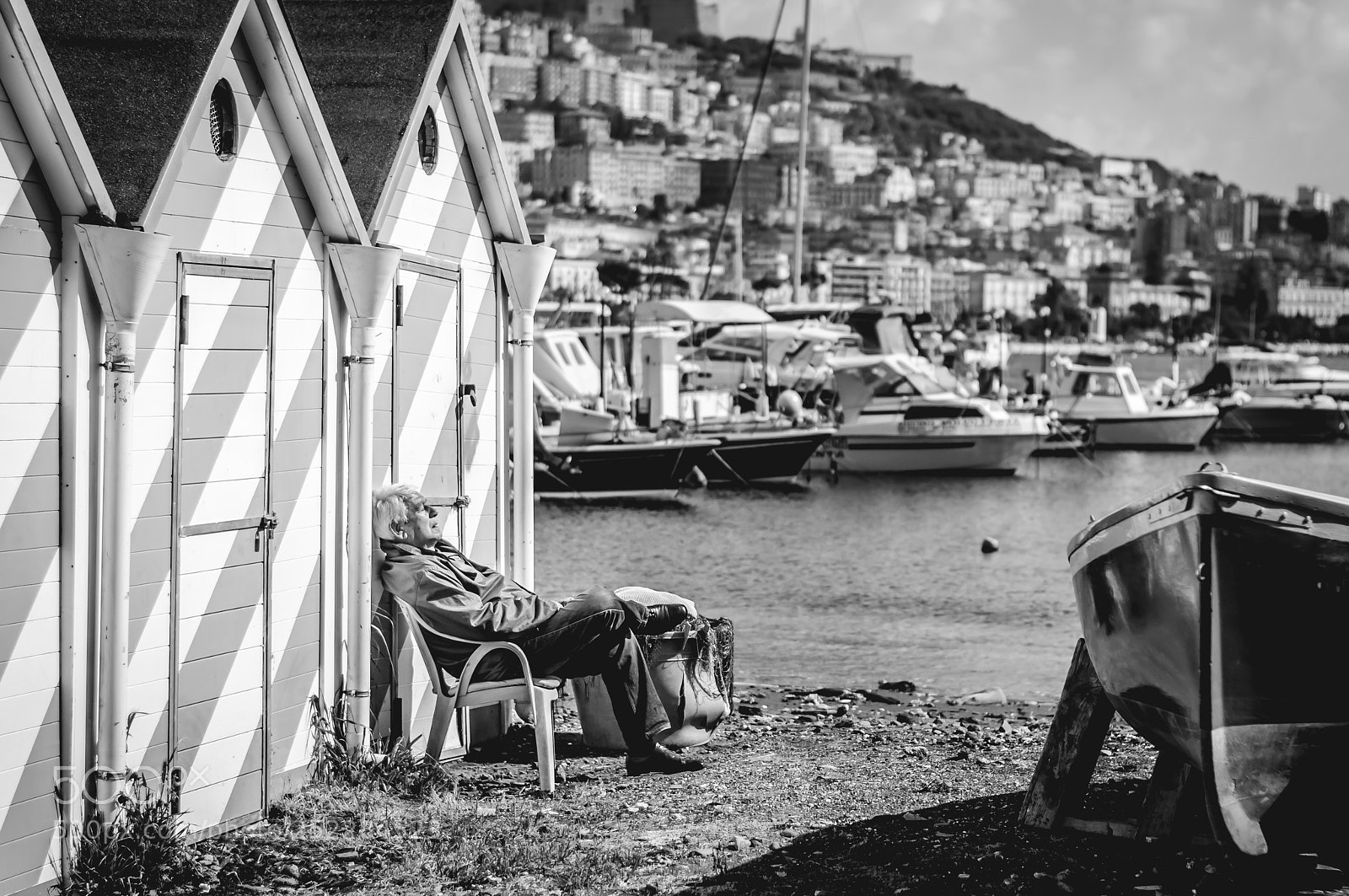 Nikon D300 sample photo. Resting man photography