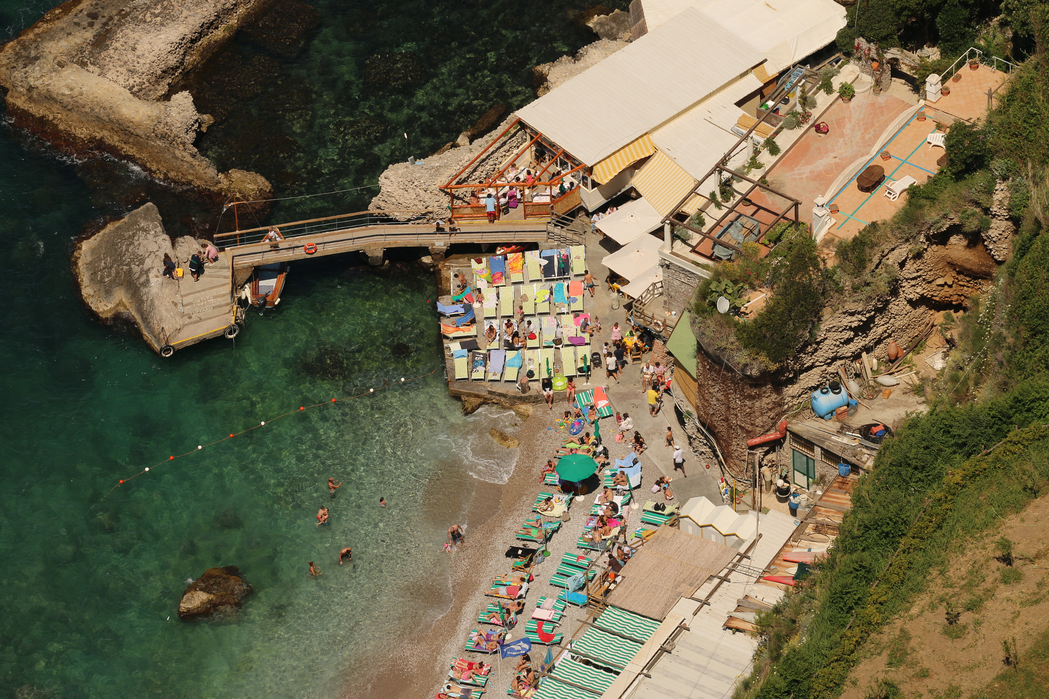 Canon EOS 70D + Canon EF 70-200mm F4L USM sample photo. Capri beach photography