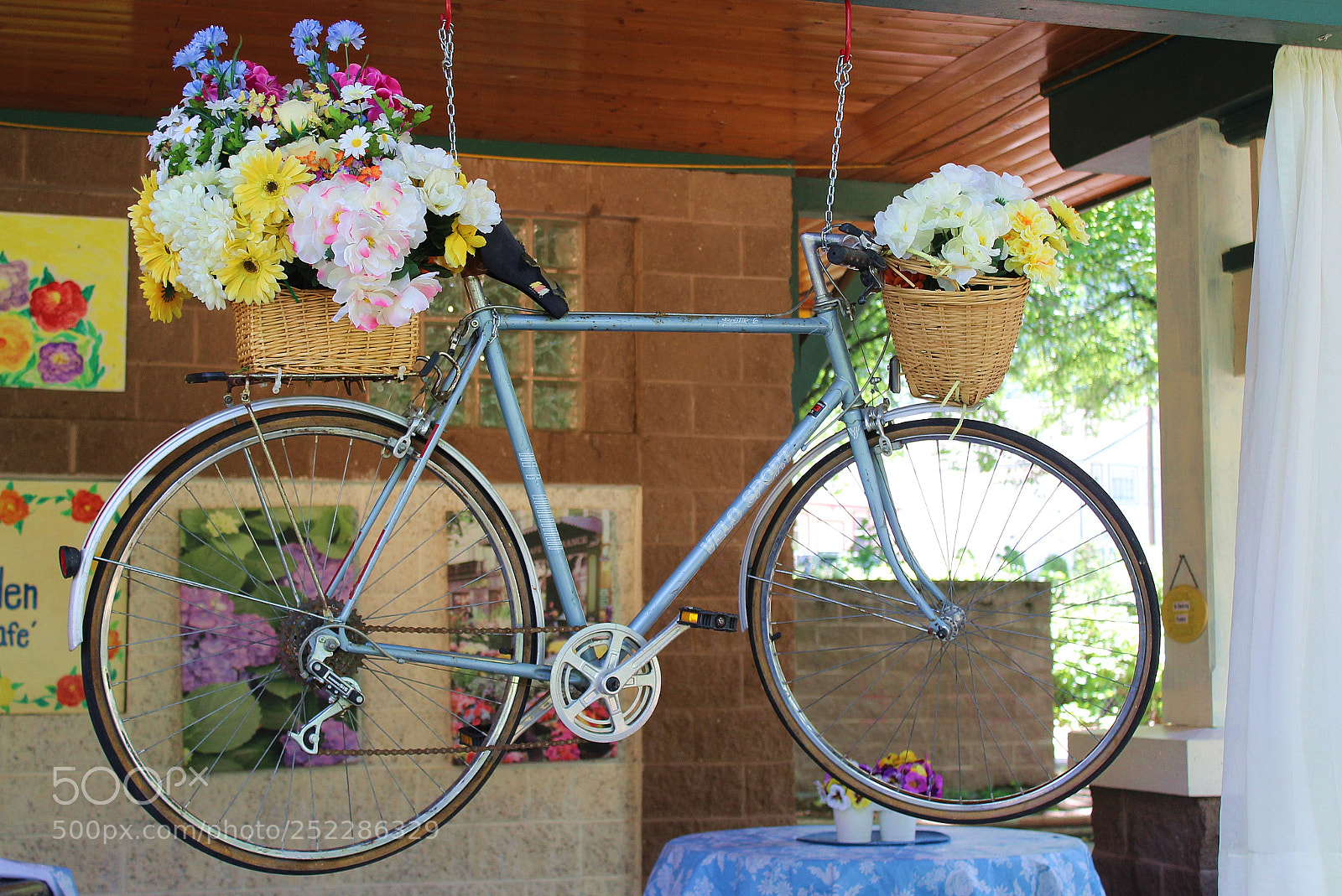 Canon EOS 1200D (EOS Rebel T5 / EOS Kiss X70 / EOS Hi) sample photo. Bike planter photography
