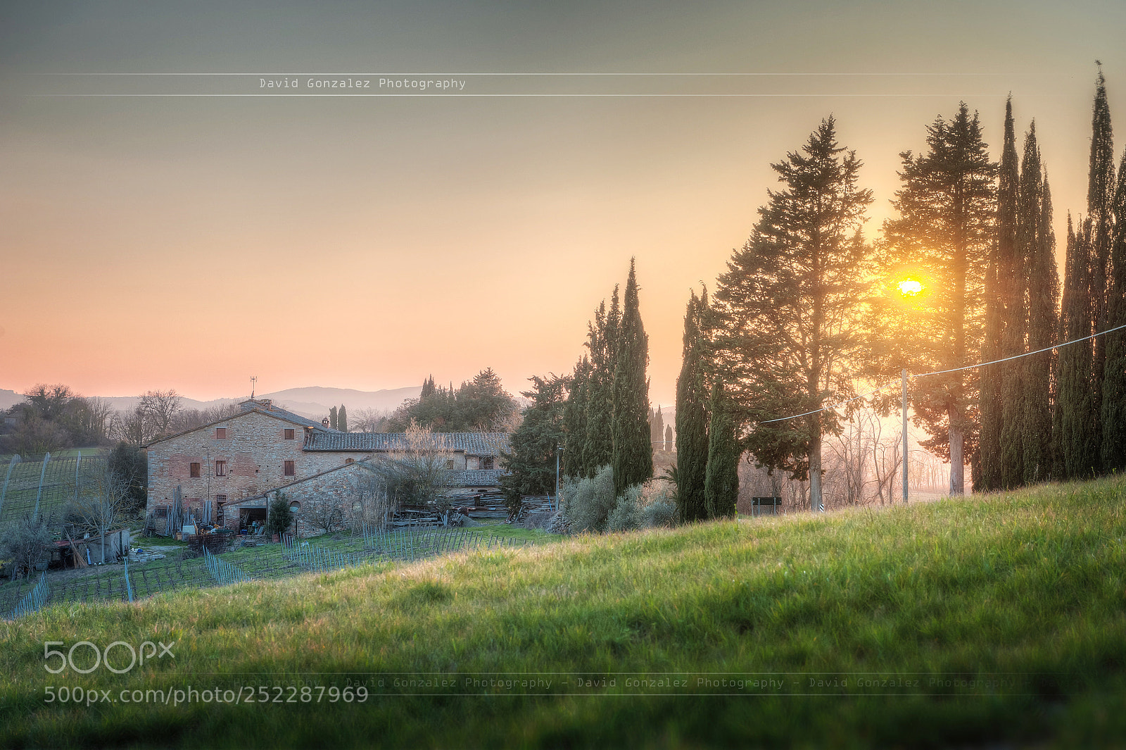 Nikon D700 sample photo. Sunset from toscany in photography