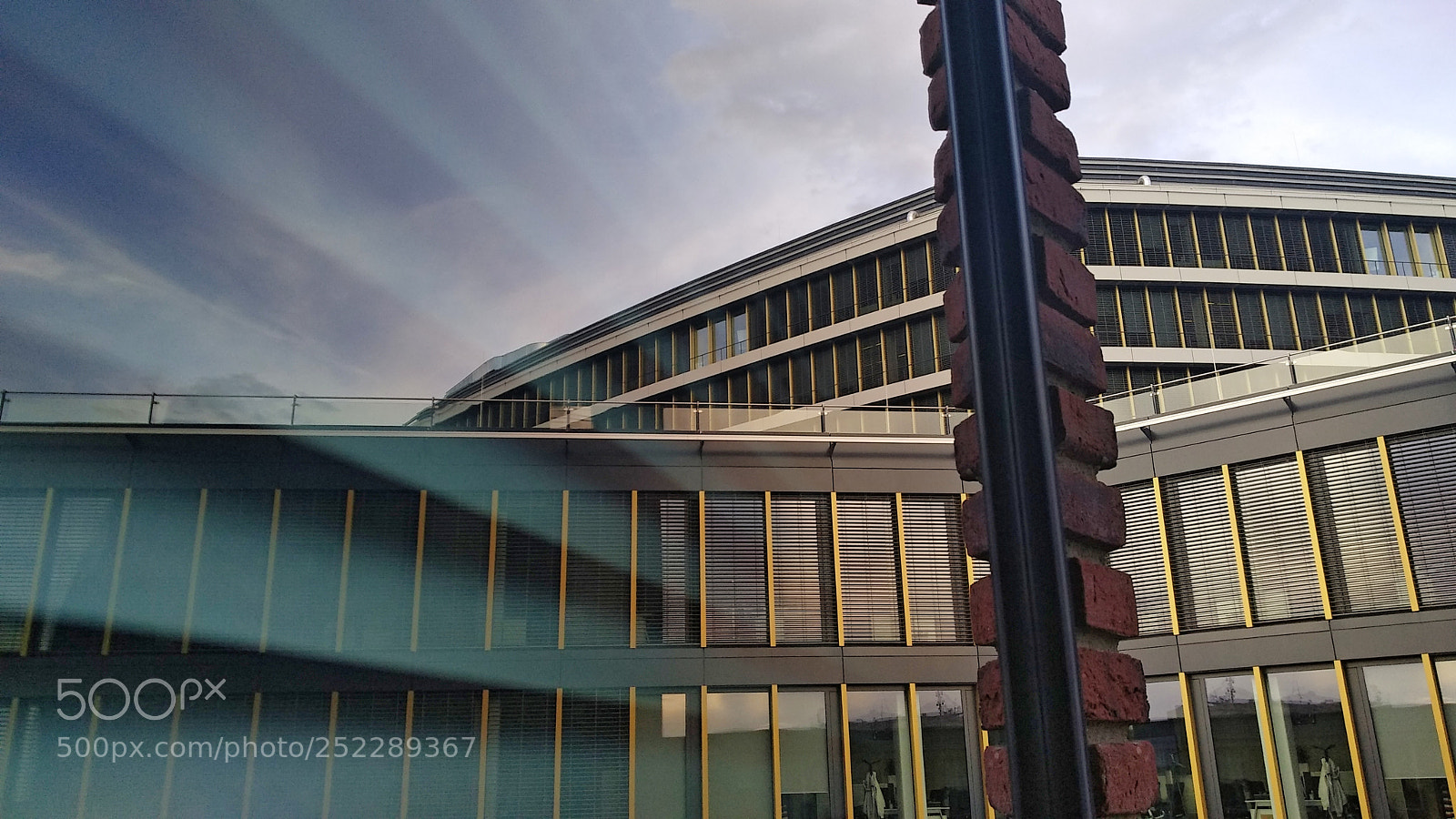 Xiaomi MI MAX 2 sample photo. Office building reflection photography