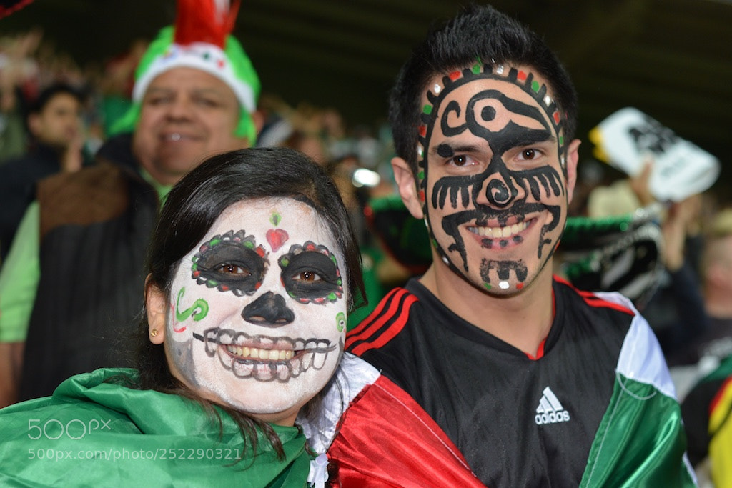 Nikon D600 sample photo. Mexican facepainters photography