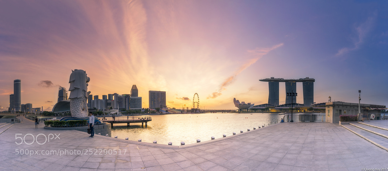 Sony a7R sample photo. Mbs merlion sunrise photography