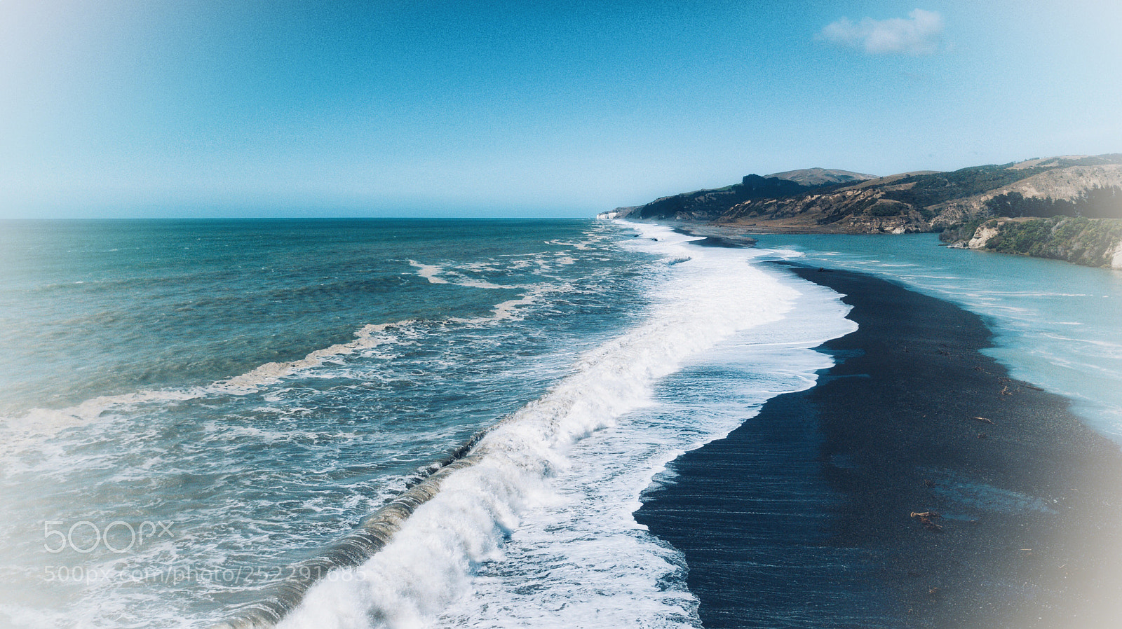 DJI FC220 sample photo. Crashing waves photography