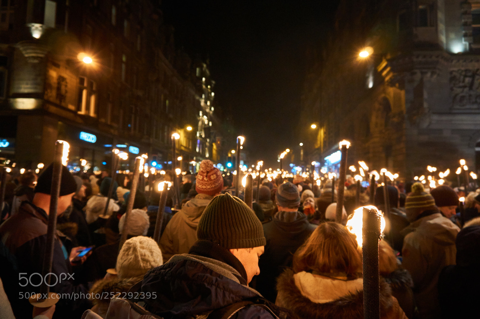 Sony a6000 sample photo. Torchlight procession photography