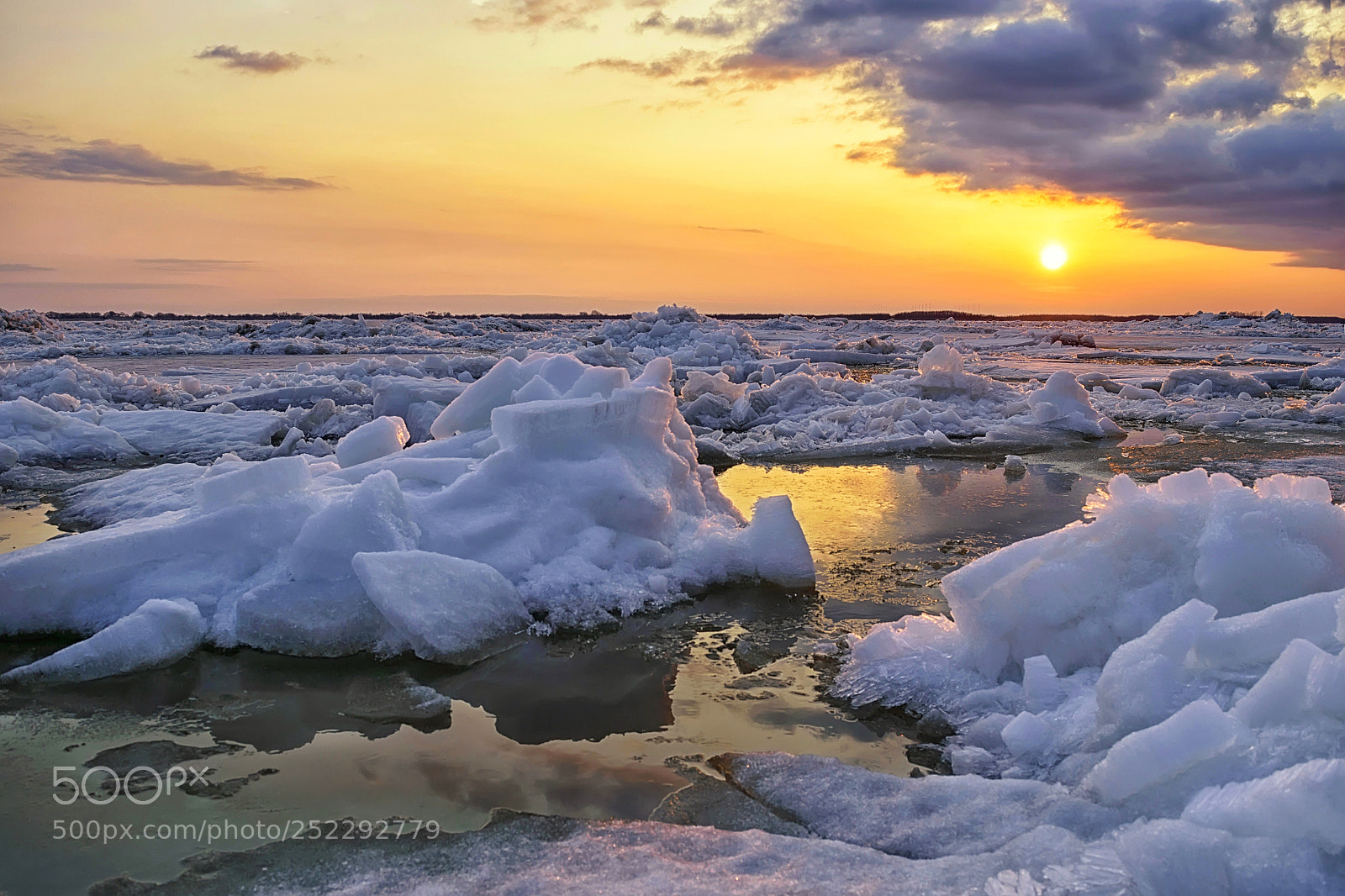 Nikon D3200 sample photo. Ice drift on the photography