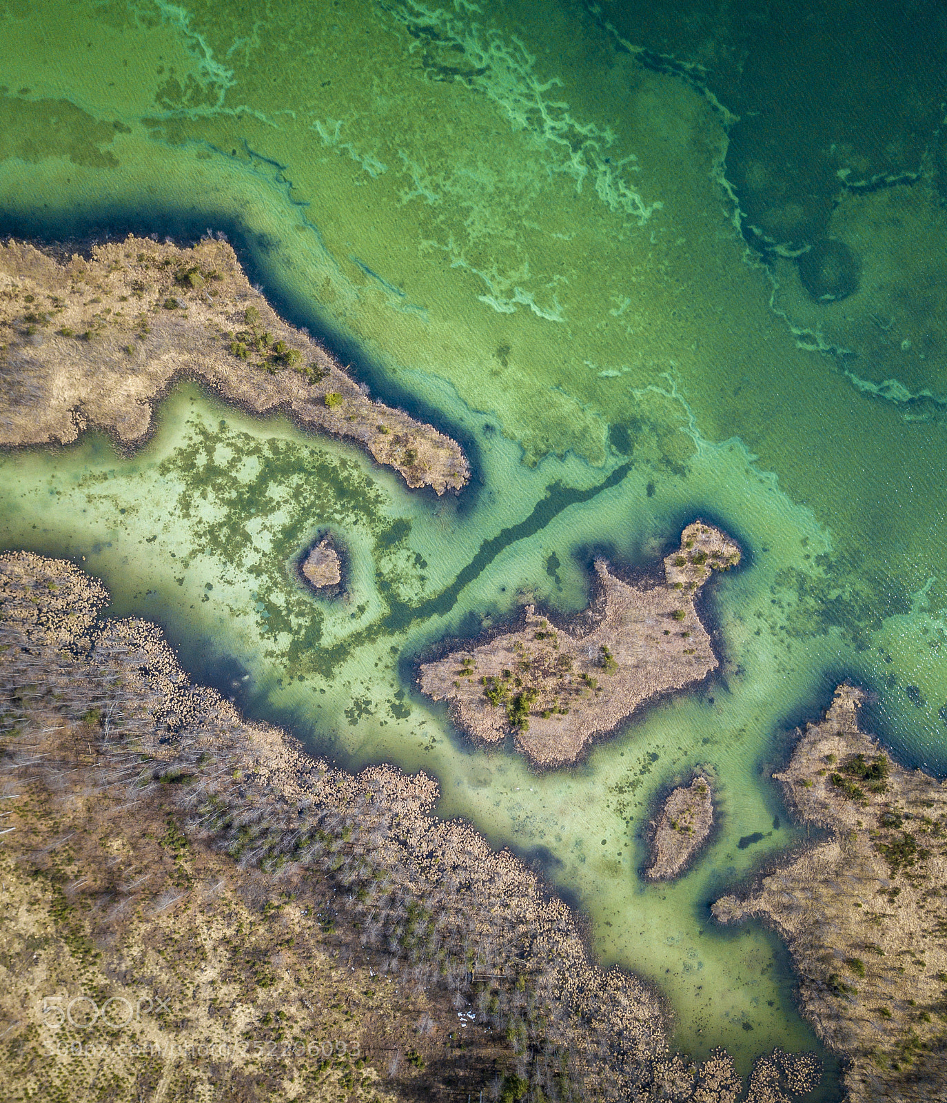 DJI FC220 sample photo. Lake from above photography