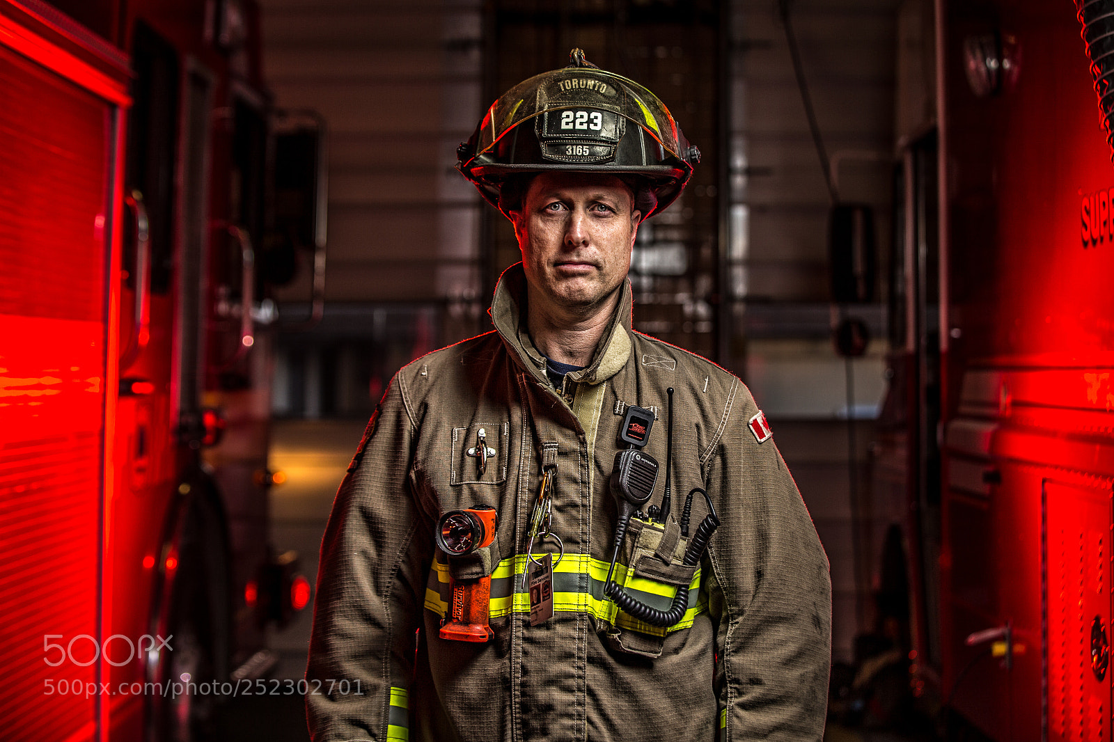 Canon EOS-1D X sample photo. Firefighter portrait series photography