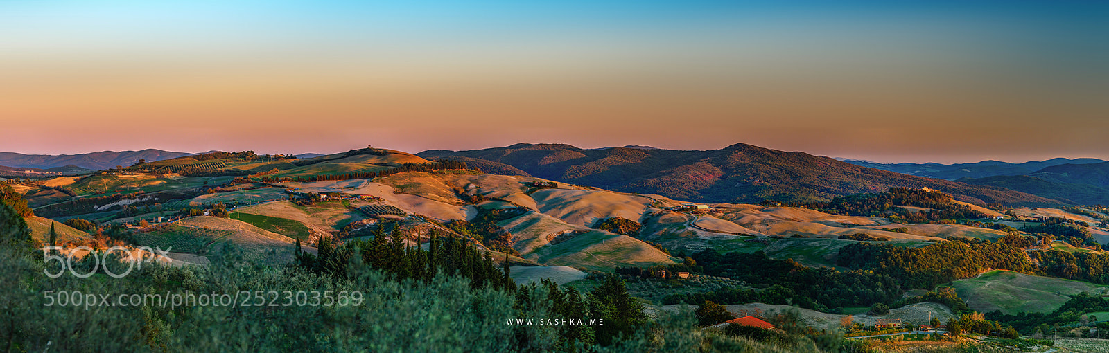 Sony a99 II sample photo. Colors of sunset. panoramic photography