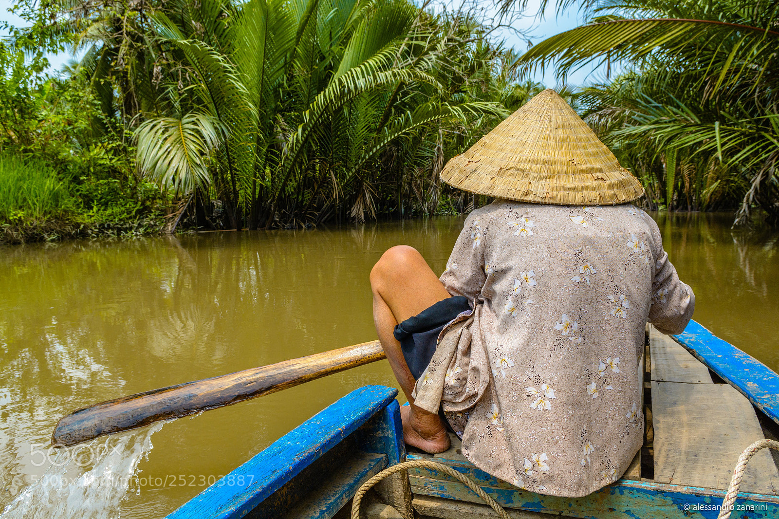 Nikon D7100 sample photo. Paddling mekong photography