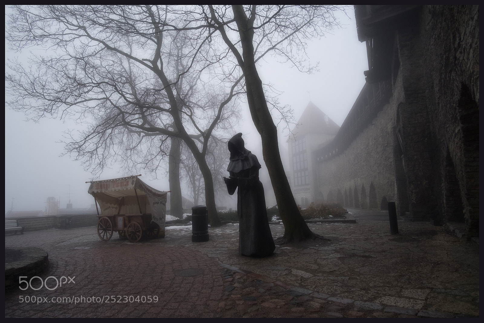Fujifilm X-T20 sample photo. Foggy morning at toompea photography