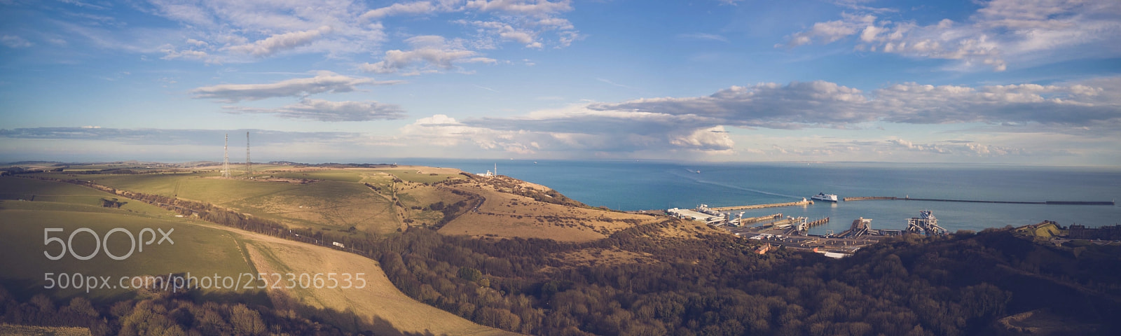 DJI FC220 sample photo. The white cliffs of photography