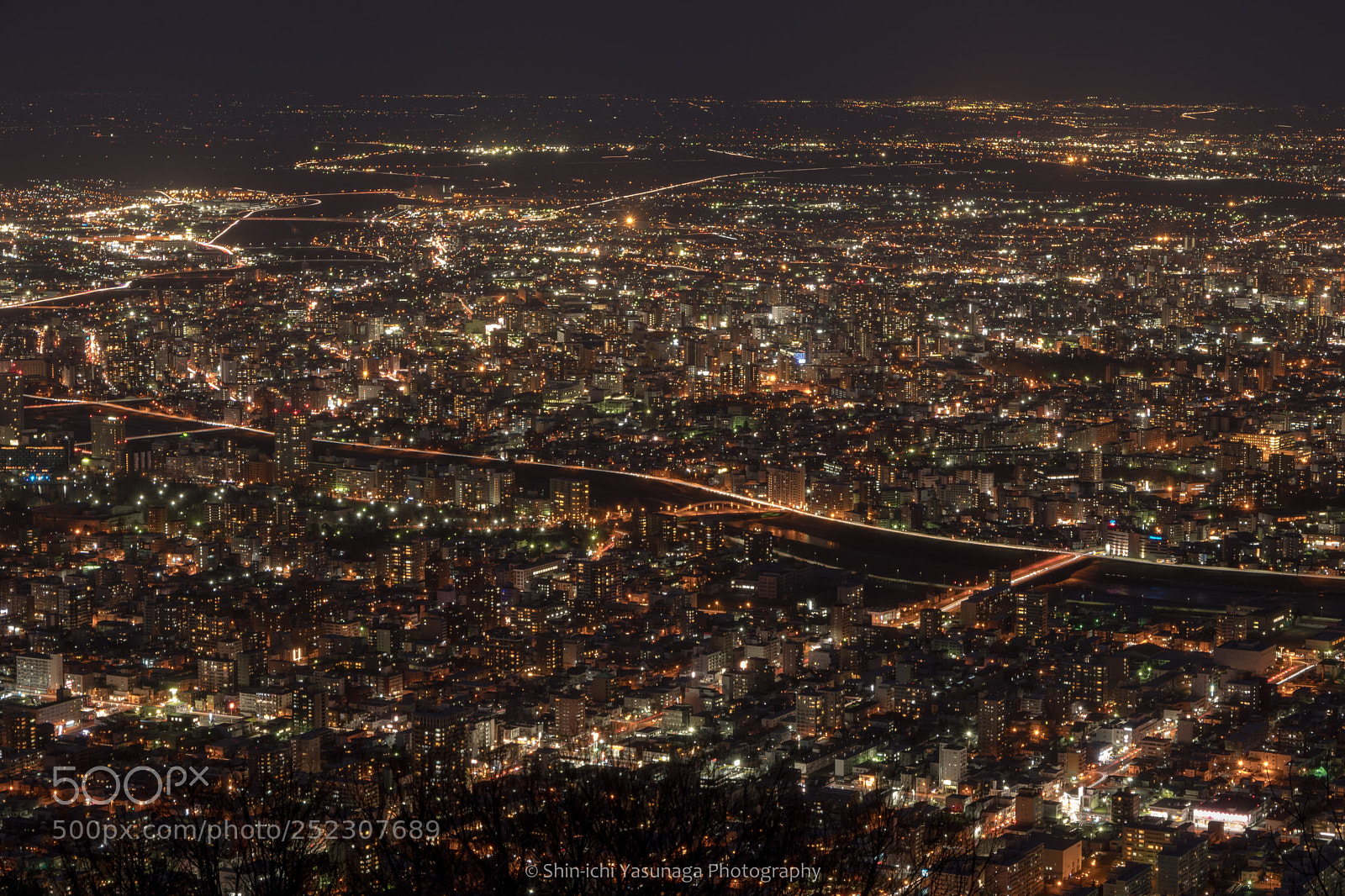 Pentax K-70 sample photo. Night view of city photography