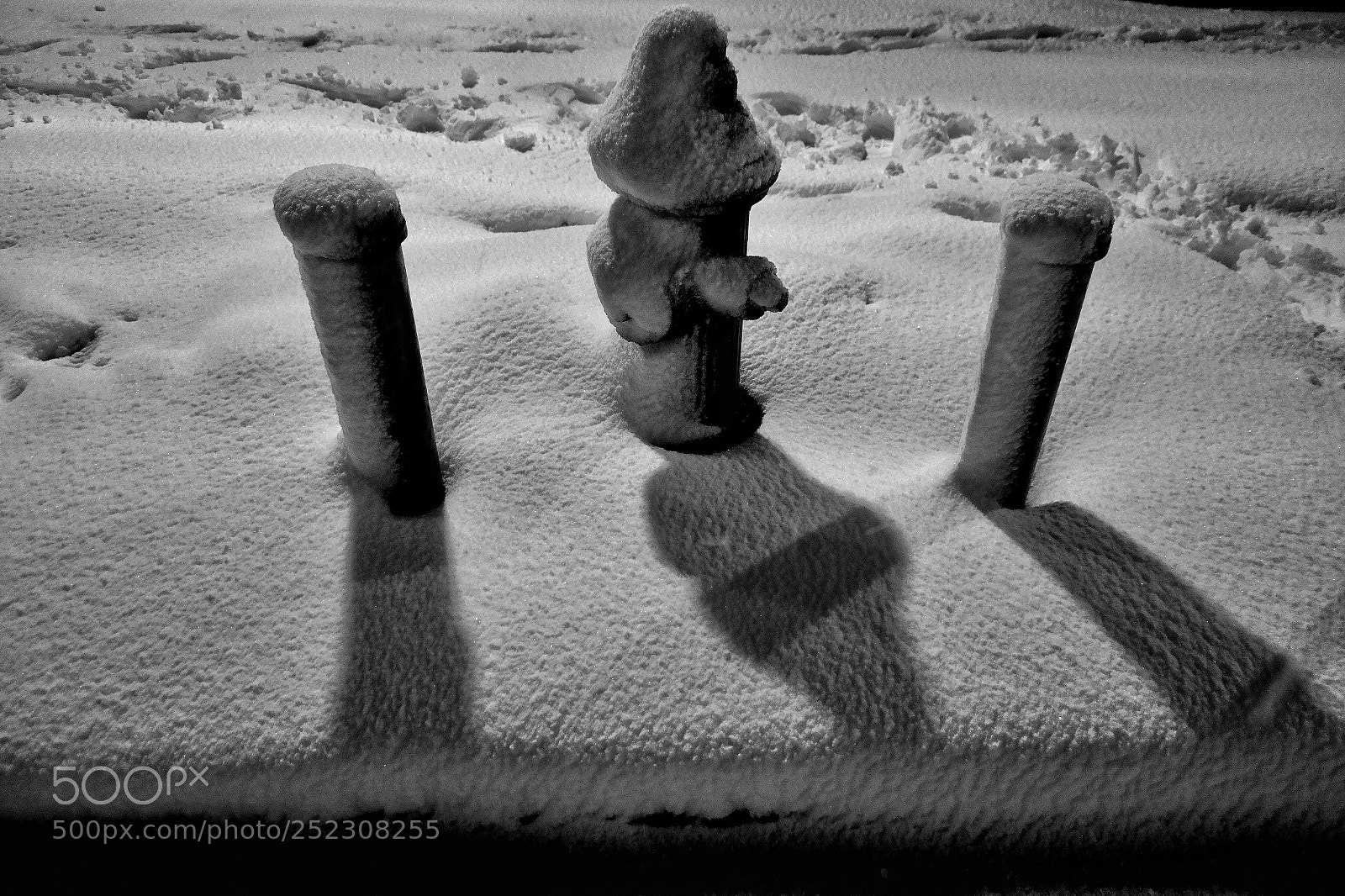 Samsung NX300 sample photo. Snow hydrant photography
