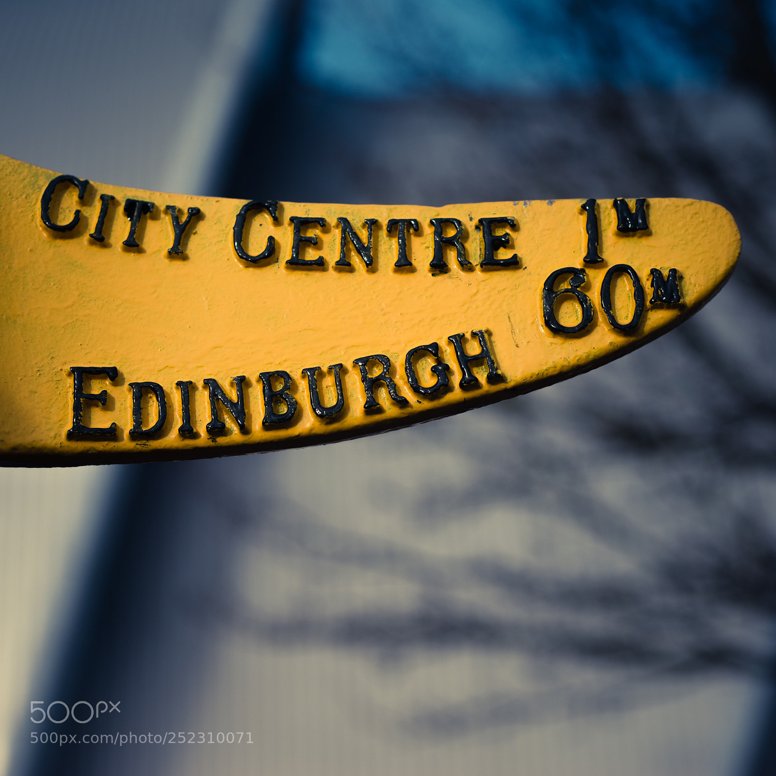 Nikon D800 sample photo. Signpost to edinburgh sixty photography