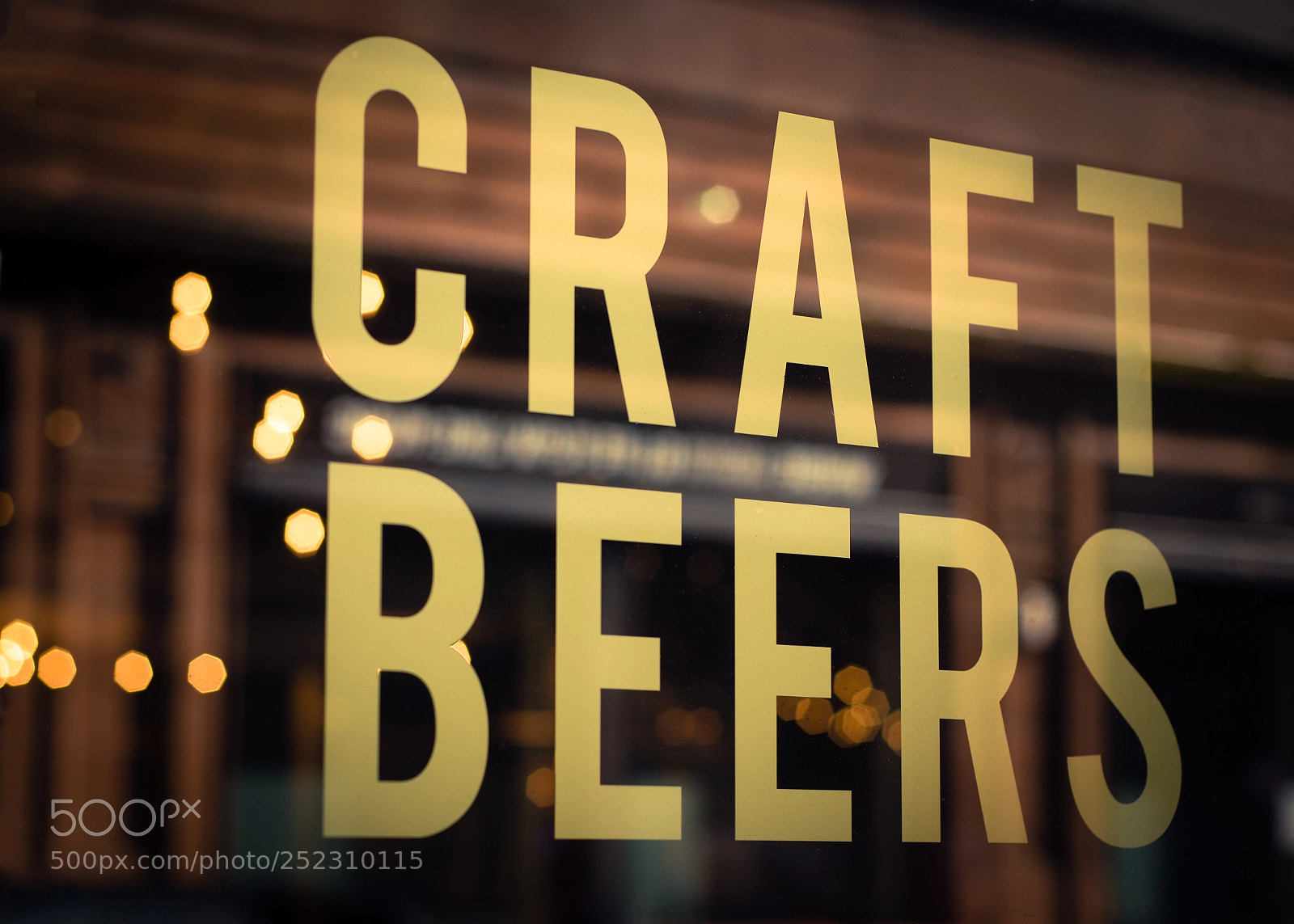 Nikon D800 sample photo. Craft beer sign in photography
