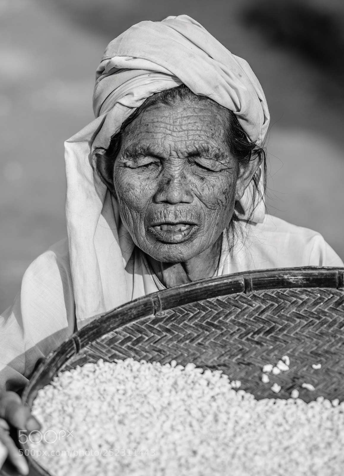 Nikon D850 sample photo. Portrait of myanmar photography