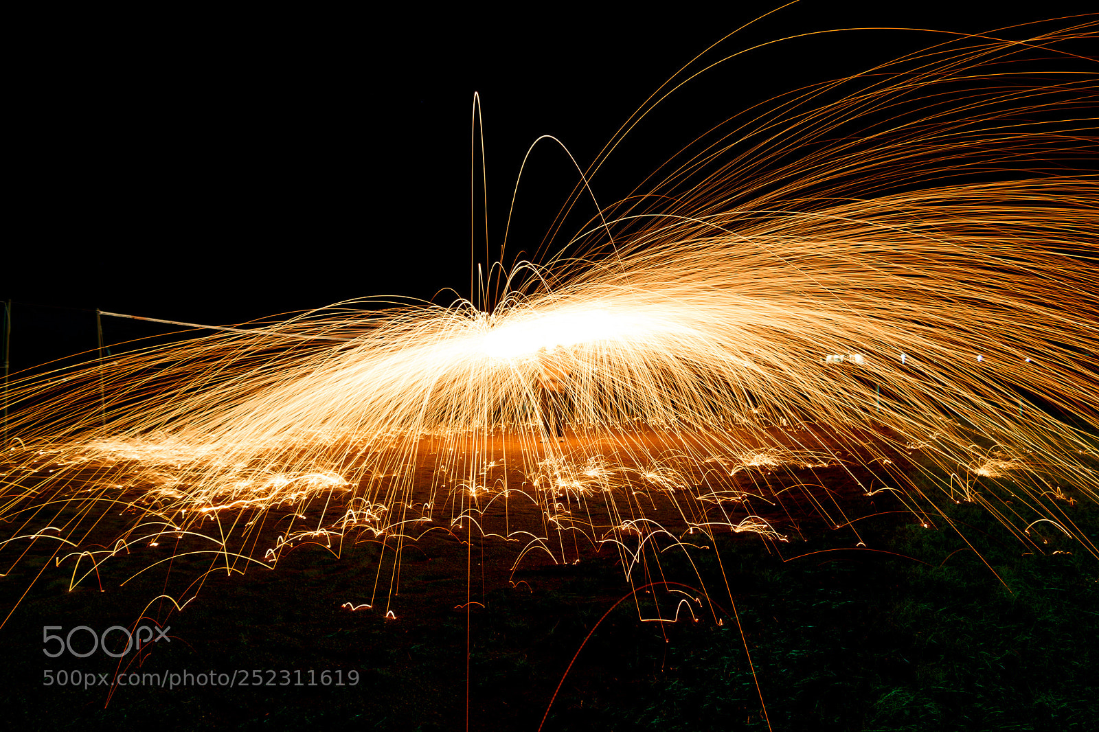 Canon EOS 70D sample photo. Steel wool sparks photography