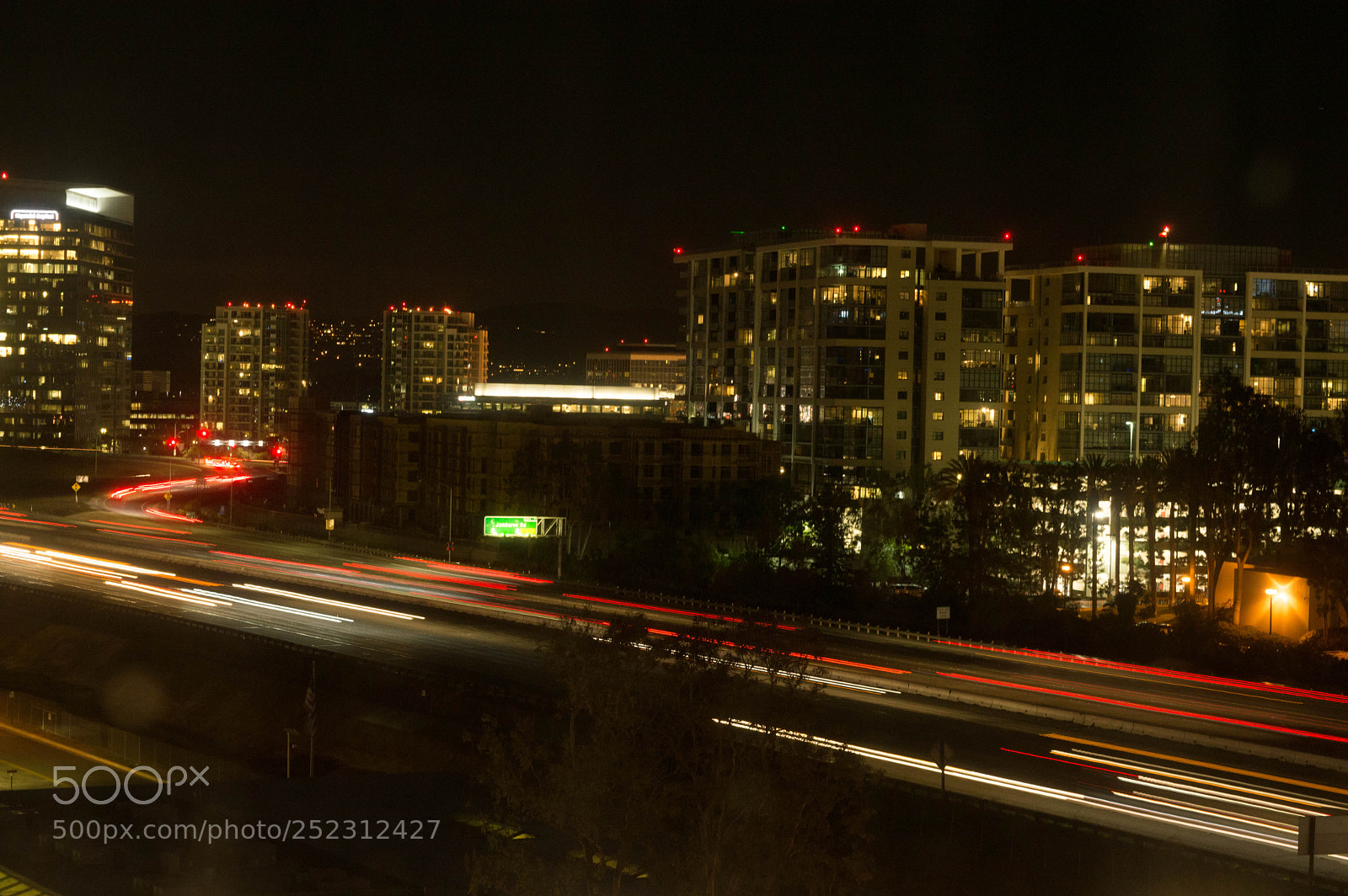 Nikon D3200 sample photo. Californoa freeway 5 at night photography