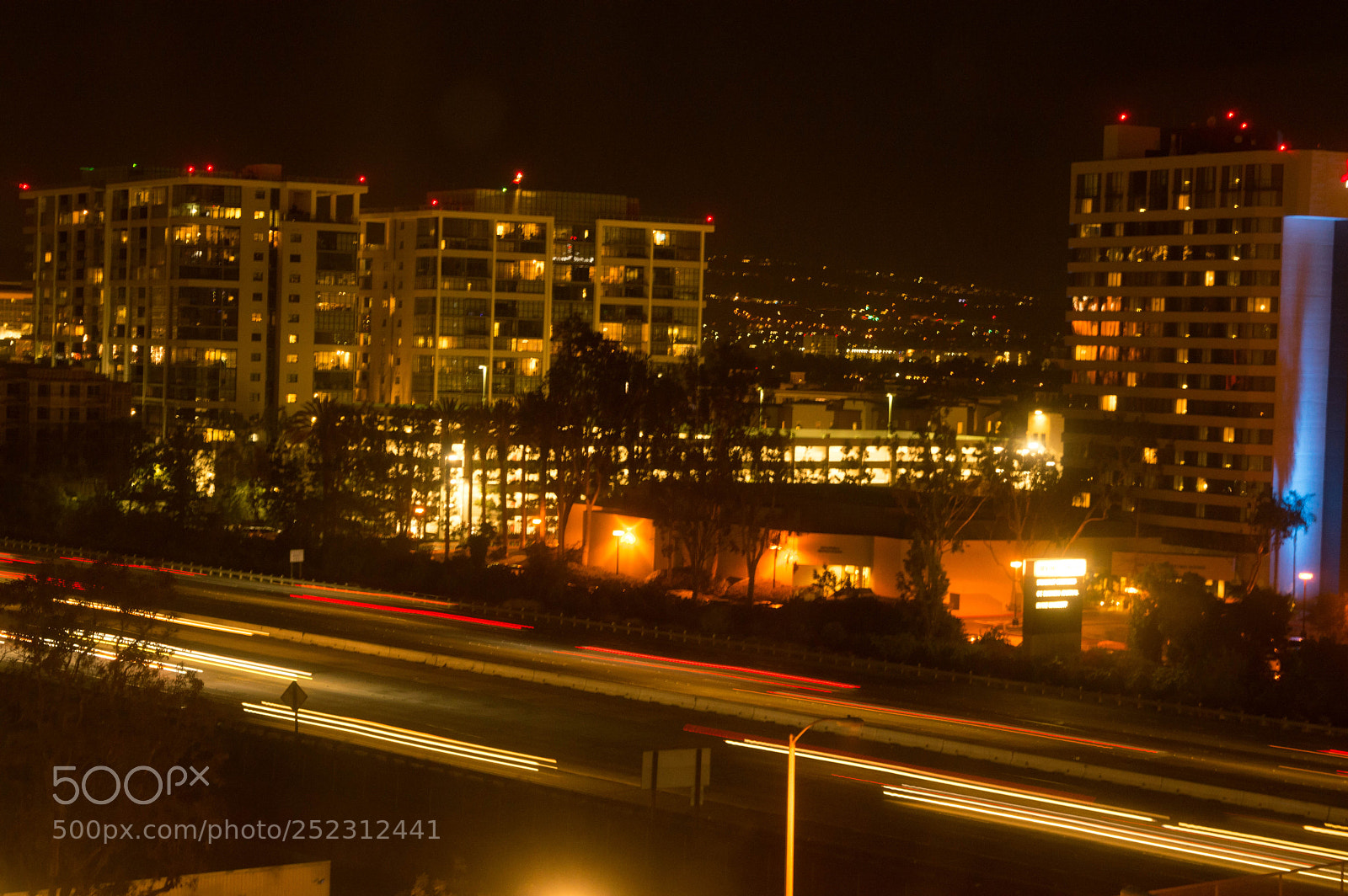 Nikon D3200 sample photo. Californoa freeway 5 at night photography