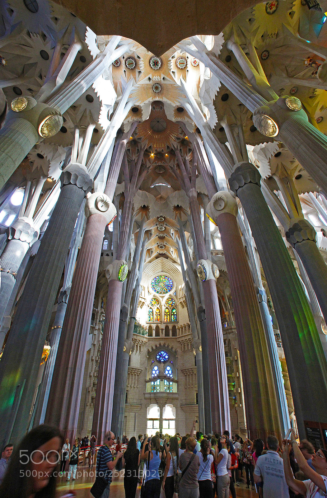 Canon EOS 60D sample photo. Sagrada familia panoram photography