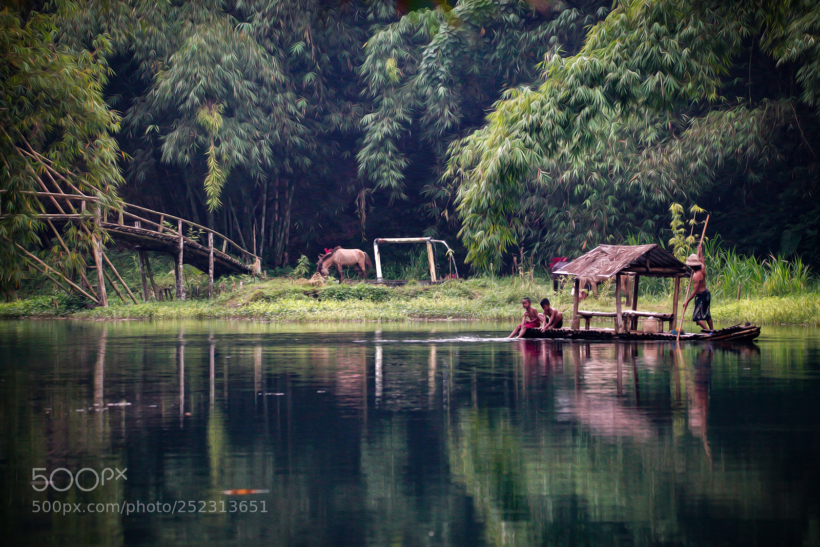 Sony a7 II sample photo. Fishermen's family photography