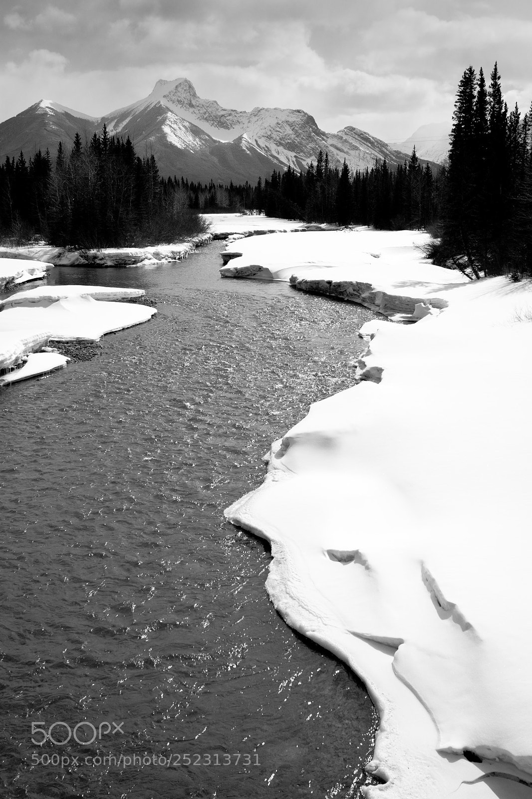 Canon EOS 50D sample photo. Monochrome river photography