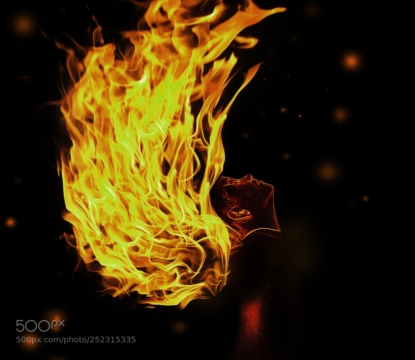Nikon D7200 sample photo. Playing width fire photography