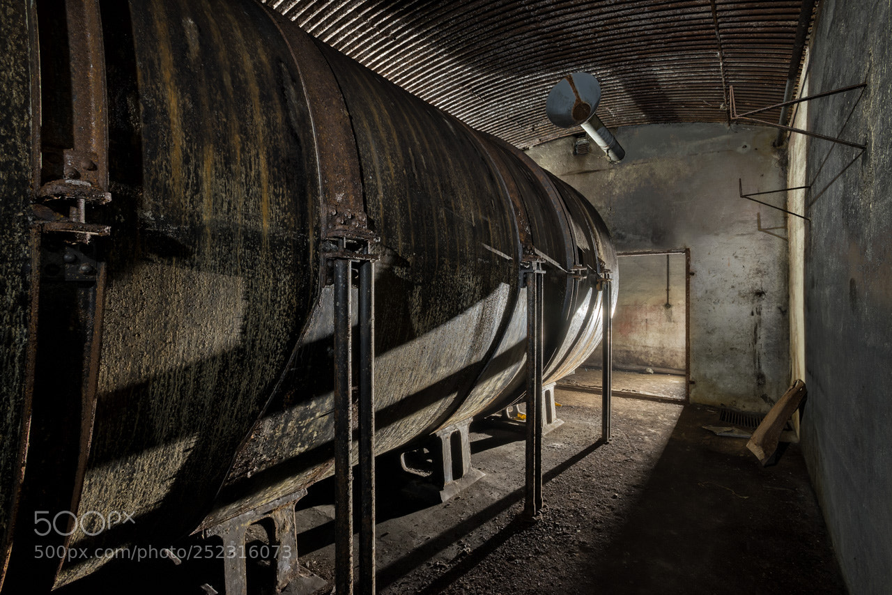 Nikon D600 sample photo. Fuel tank inside maginot photography