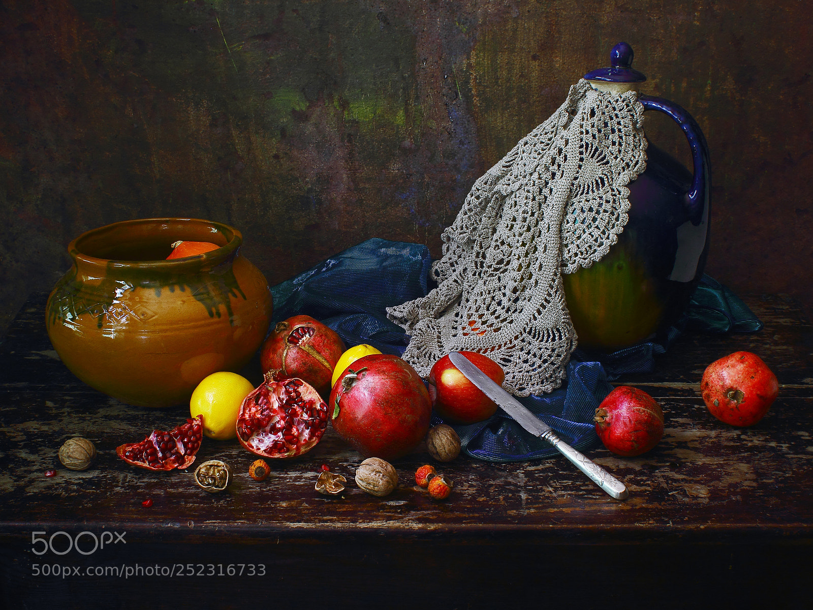 Canon EOS 60D sample photo. Still life with pomegranates photography