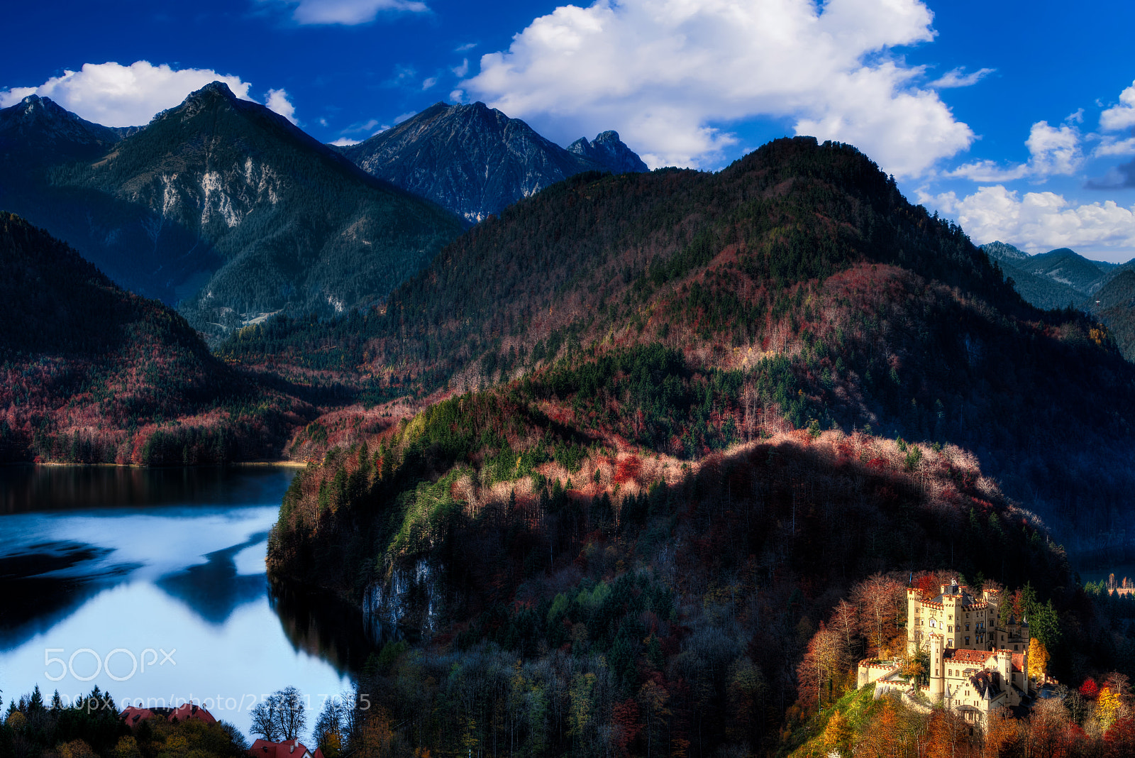 Nikon D800 sample photo. Hohenschwangau castle photography