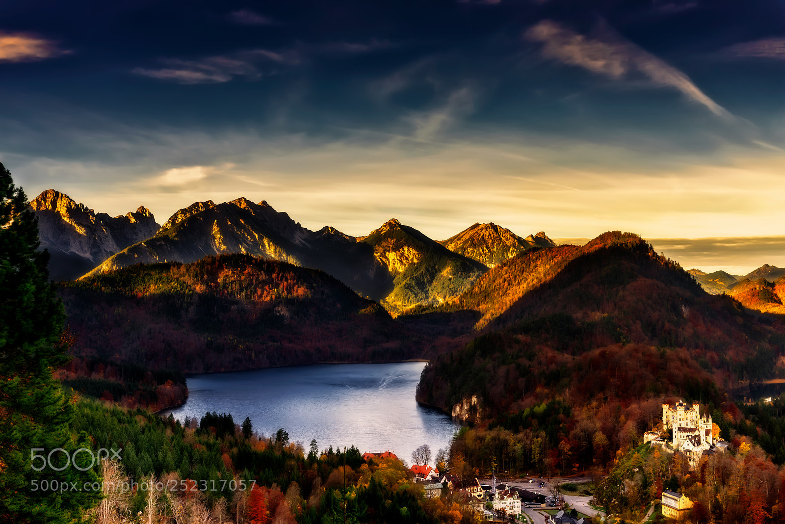 Nikon D800 sample photo. Hohenschwangau castle photography