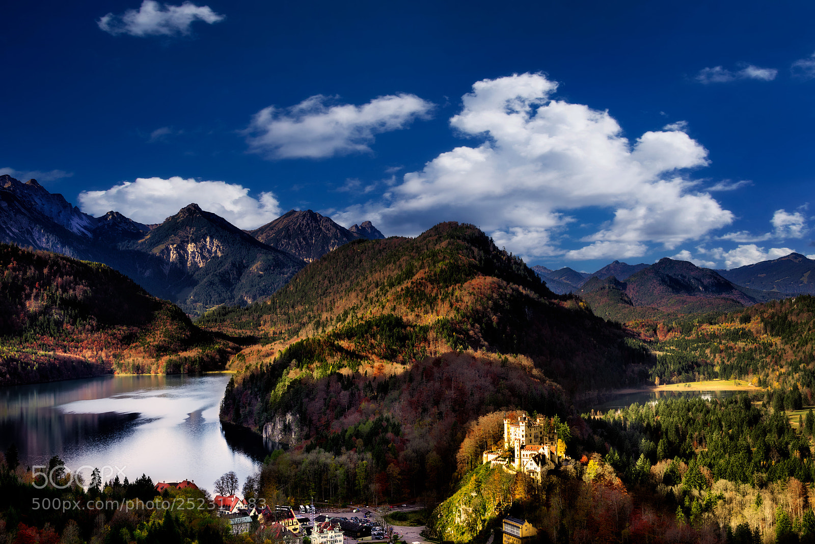 Nikon D800 sample photo. Hohenschwangau castle photography