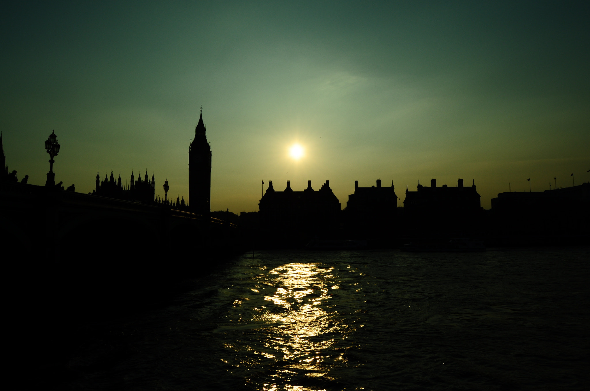 Nikon D5000 sample photo. Westminster sunset photography