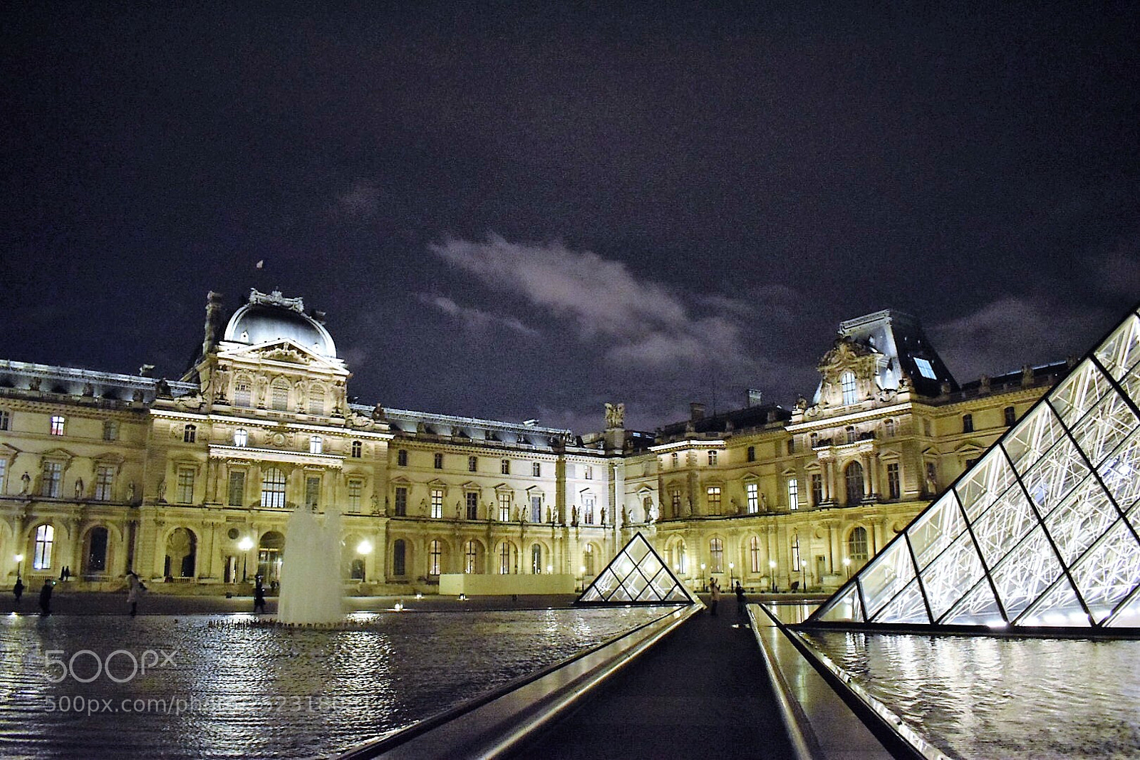 Nikon D5300 sample photo. Lourve at night photography