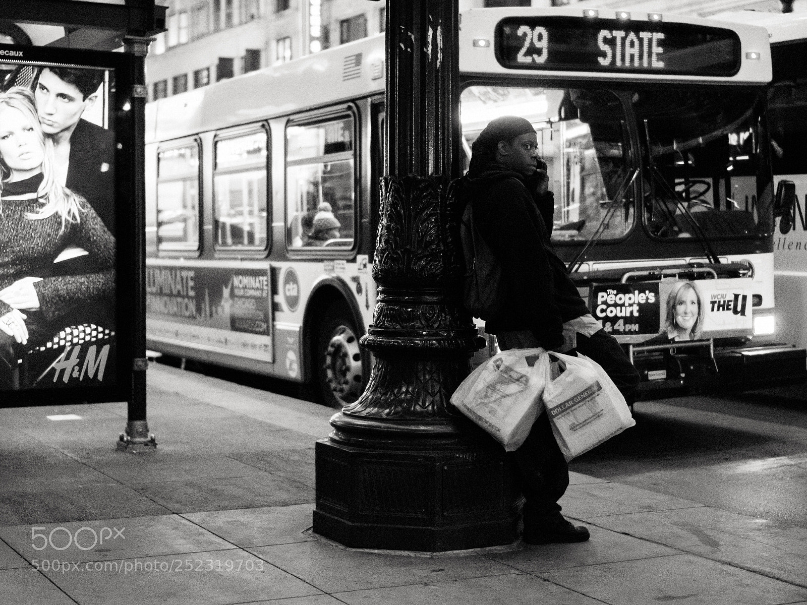 Sony a5100 sample photo. Night scene 1, chicago photography