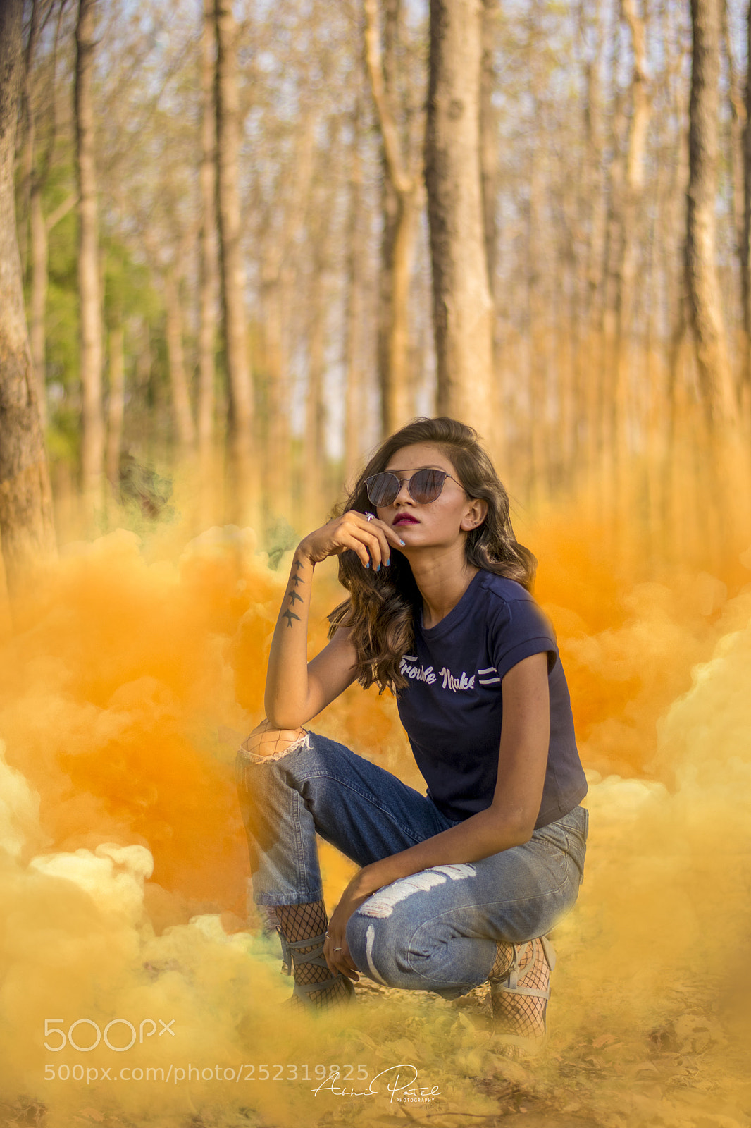 Nikon D3300 sample photo. Smoke photography
