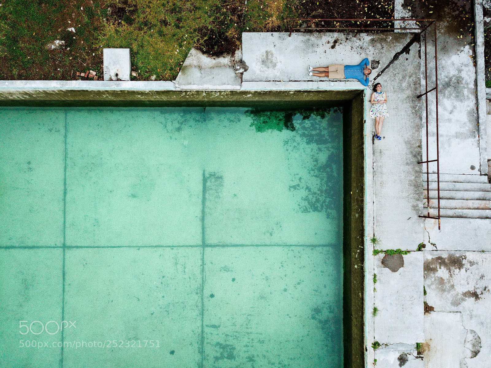 DJI FC220 sample photo. Drone pool photography
