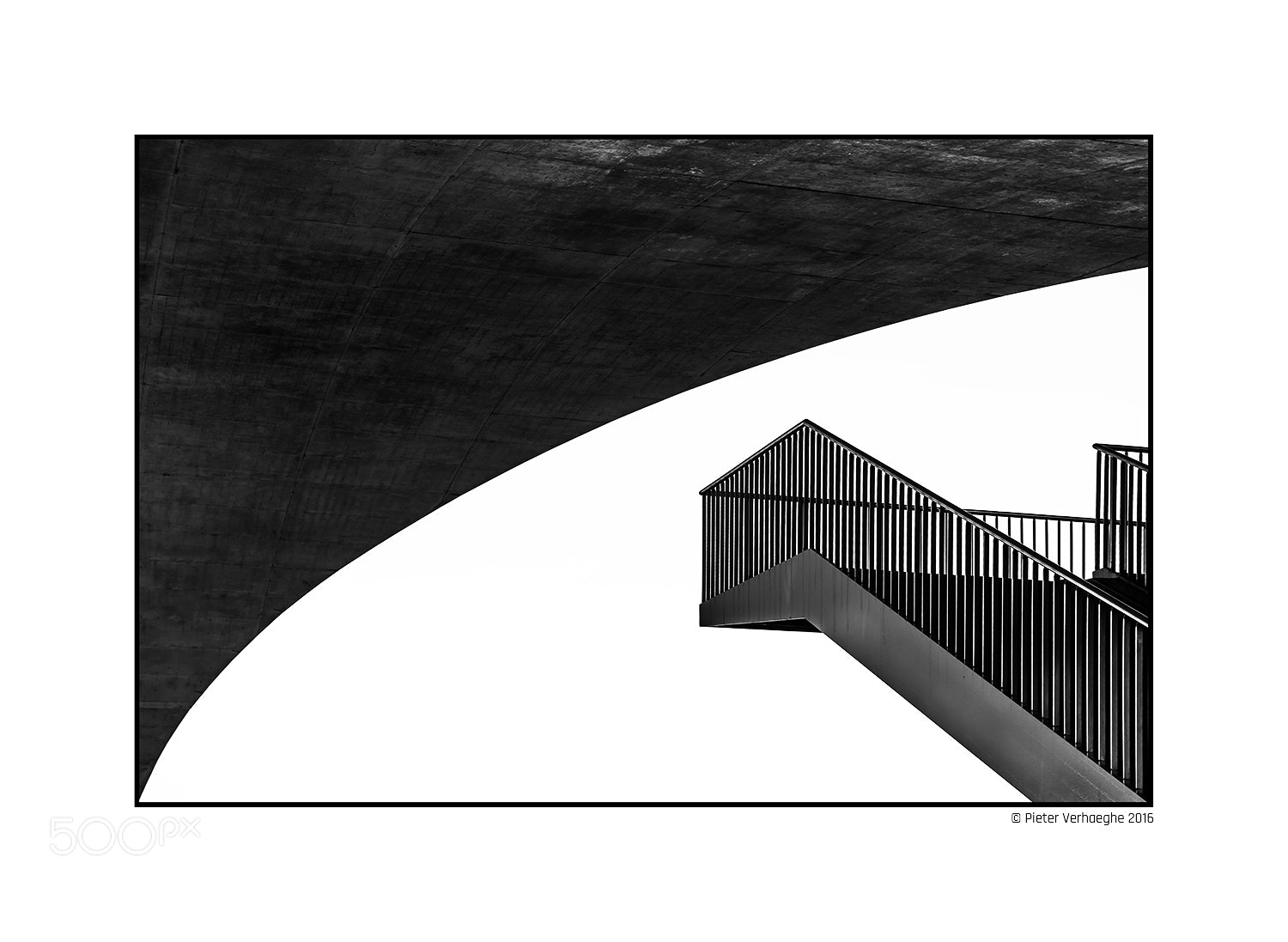 Nikon D810 sample photo. Stairs under bridge photography