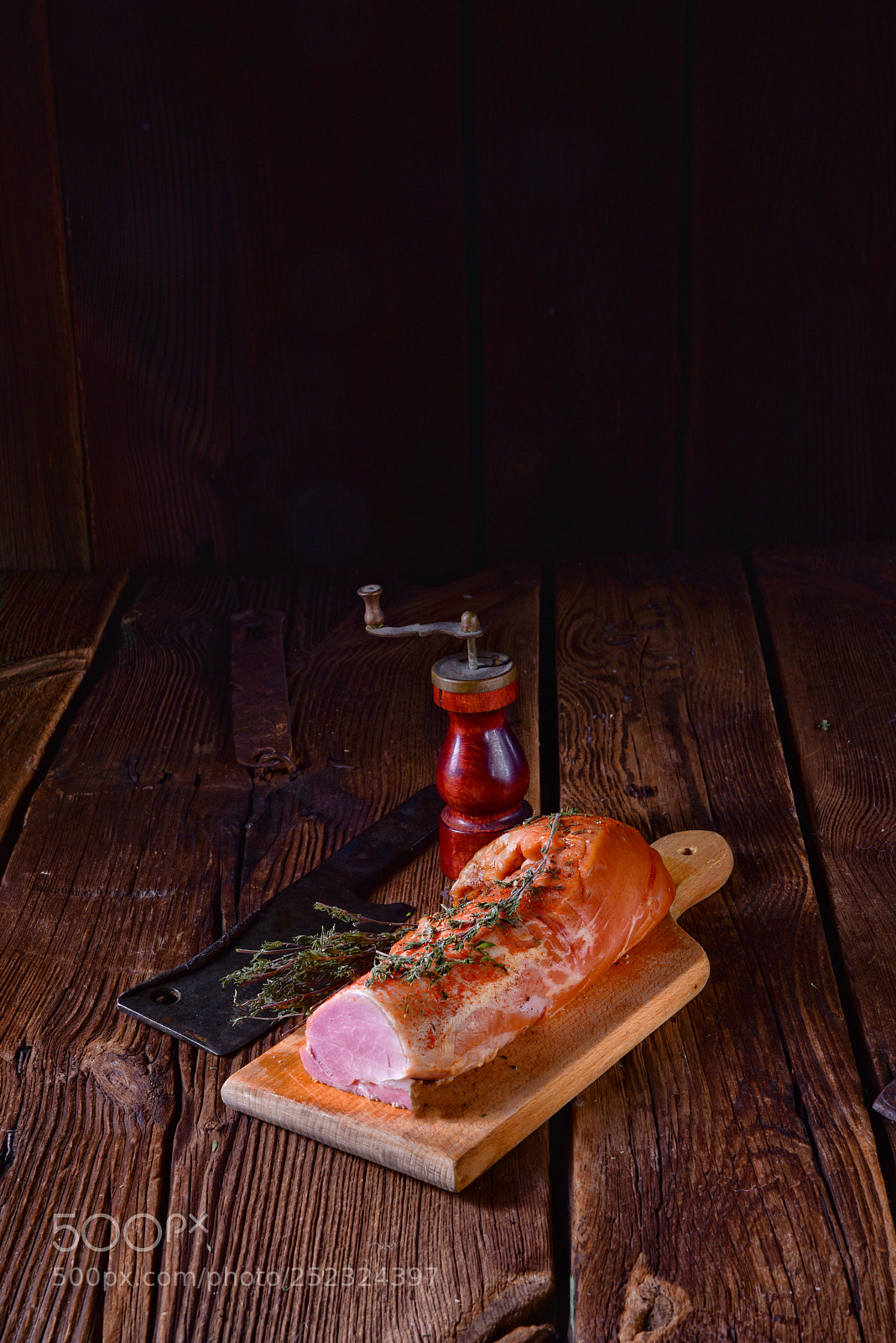 Nikon D810 sample photo. Pork tenderloin smoked with photography