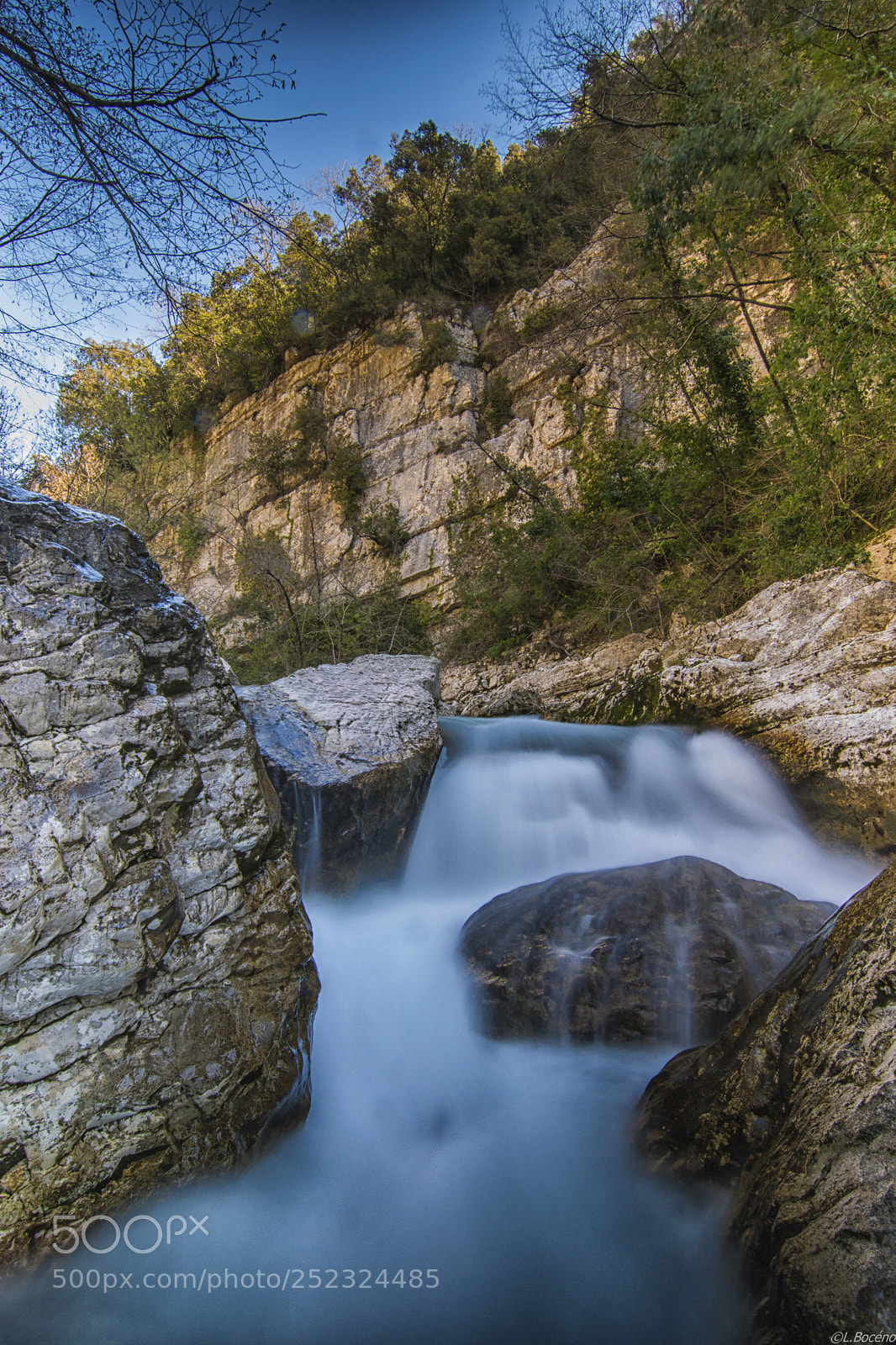 Nikon D5500 sample photo. Small waterfall closed to photography