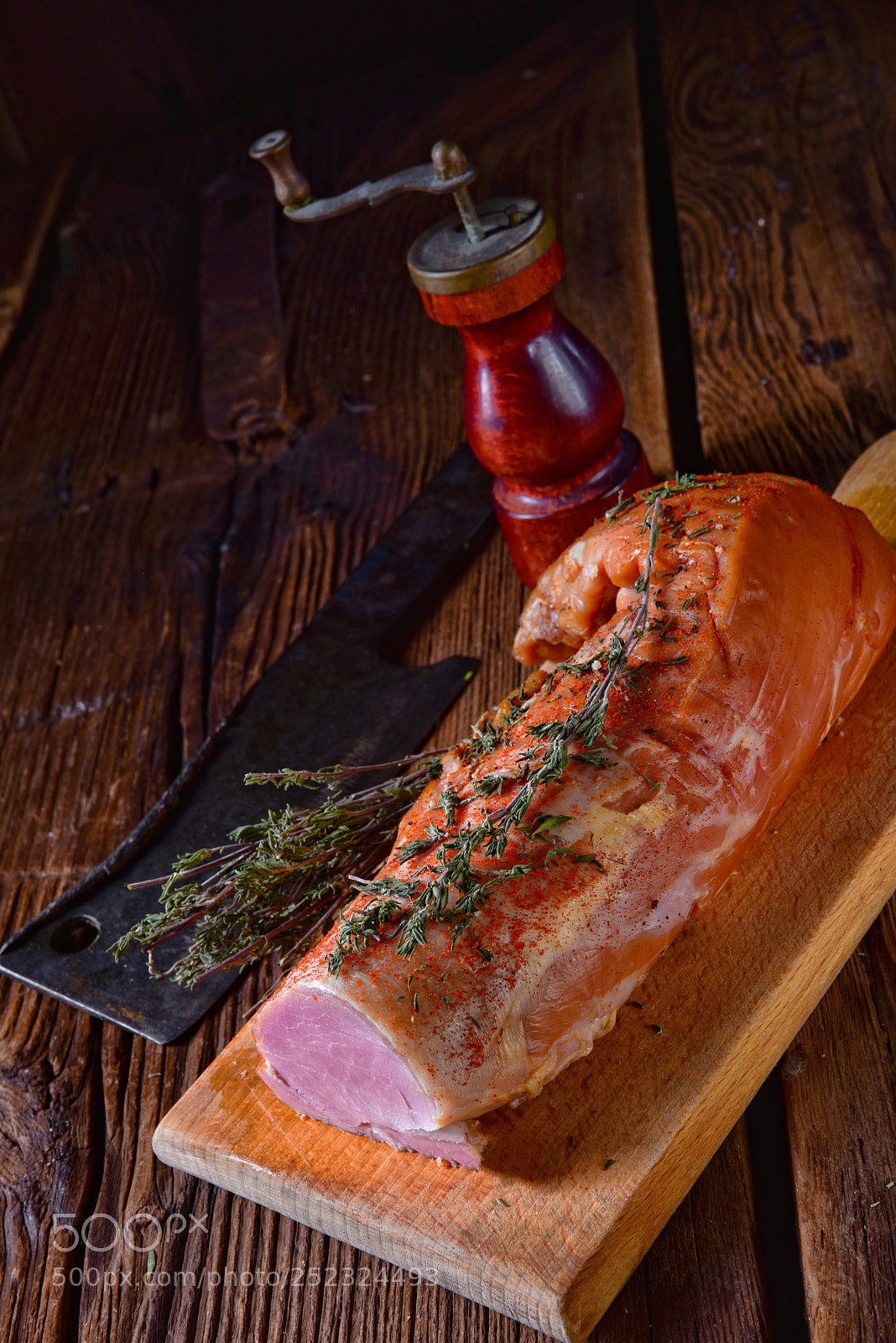 Nikon D810 sample photo. Pork tenderloin smoked with photography
