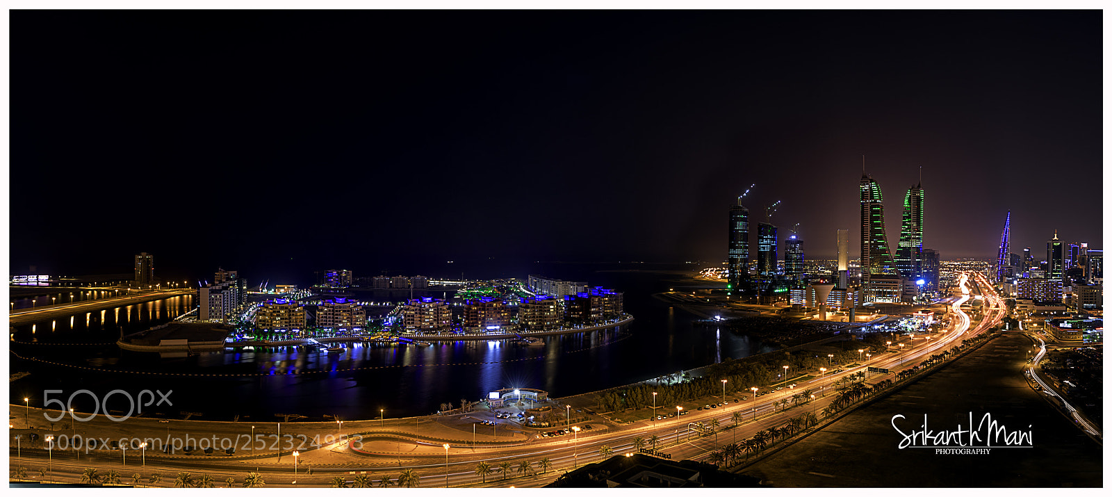 Nikon D810 sample photo. Night photography, manama, bahrain photography